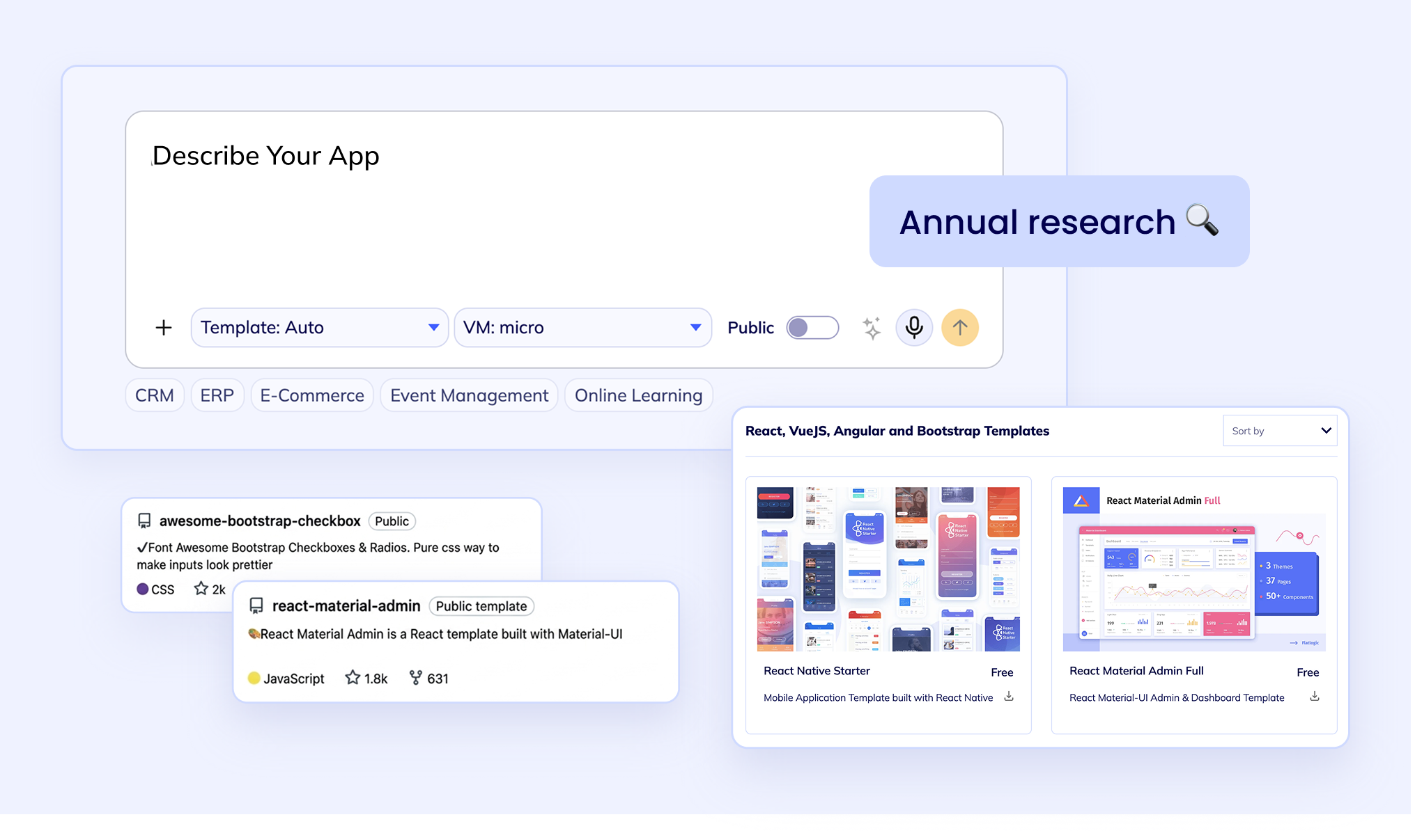 Flatlogic team members with a shipped client product and generator preview