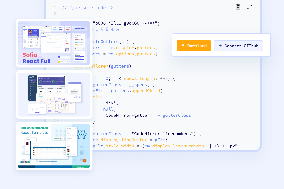 Source code export and GitHub handoff cards in an AI app builder workflow