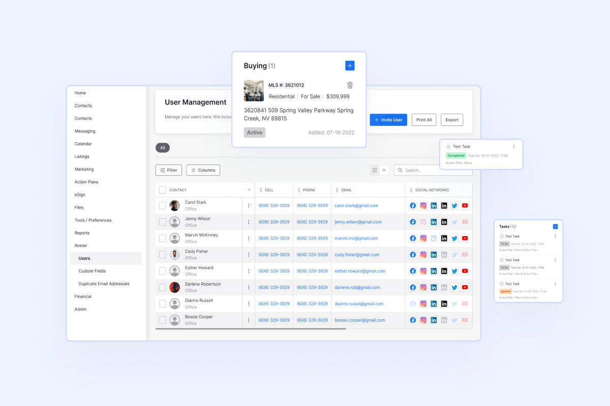 Custom CRM team permissions and user management preview