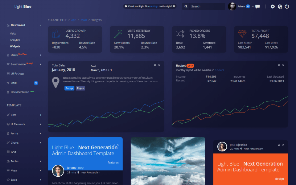 light-blue-react-template