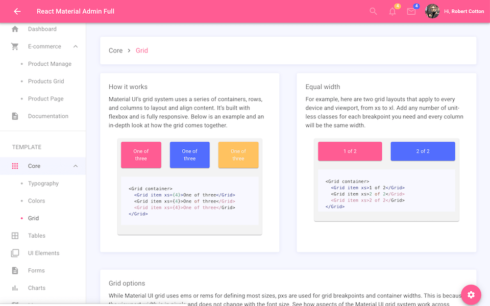 React Material UI Admin Node.js MaterialUI Dashboard Template integrated with Node.js