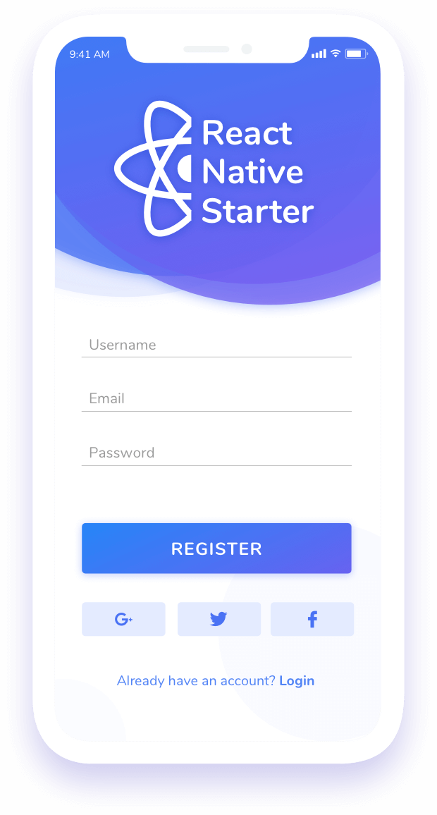 React Native Starter Free Open Source React Native Template And Theme