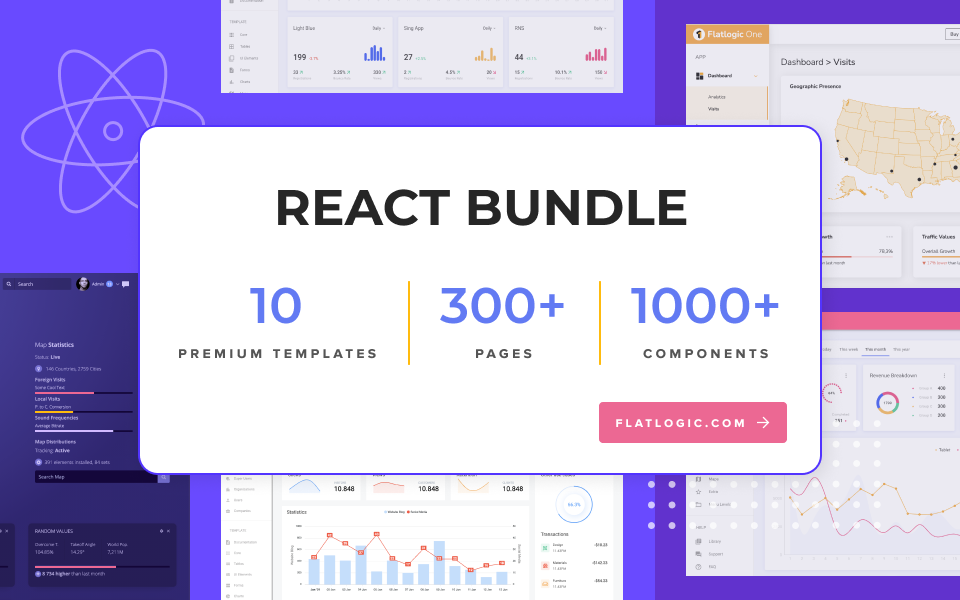 15 React Templates And Themes