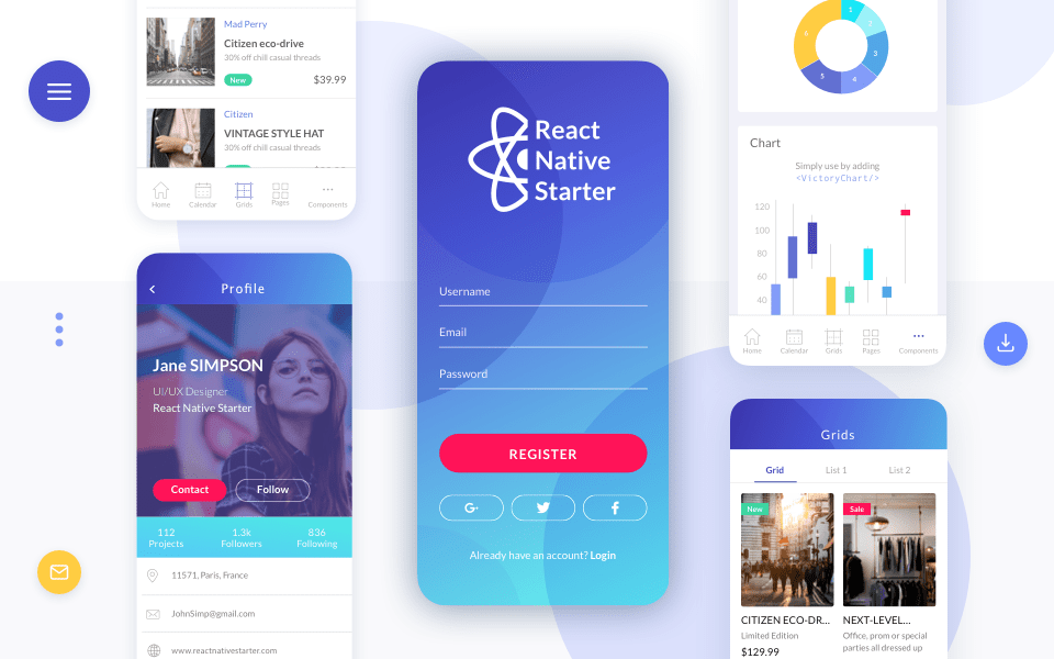 React Native Templates and Starter Kits for Mobile Application Development