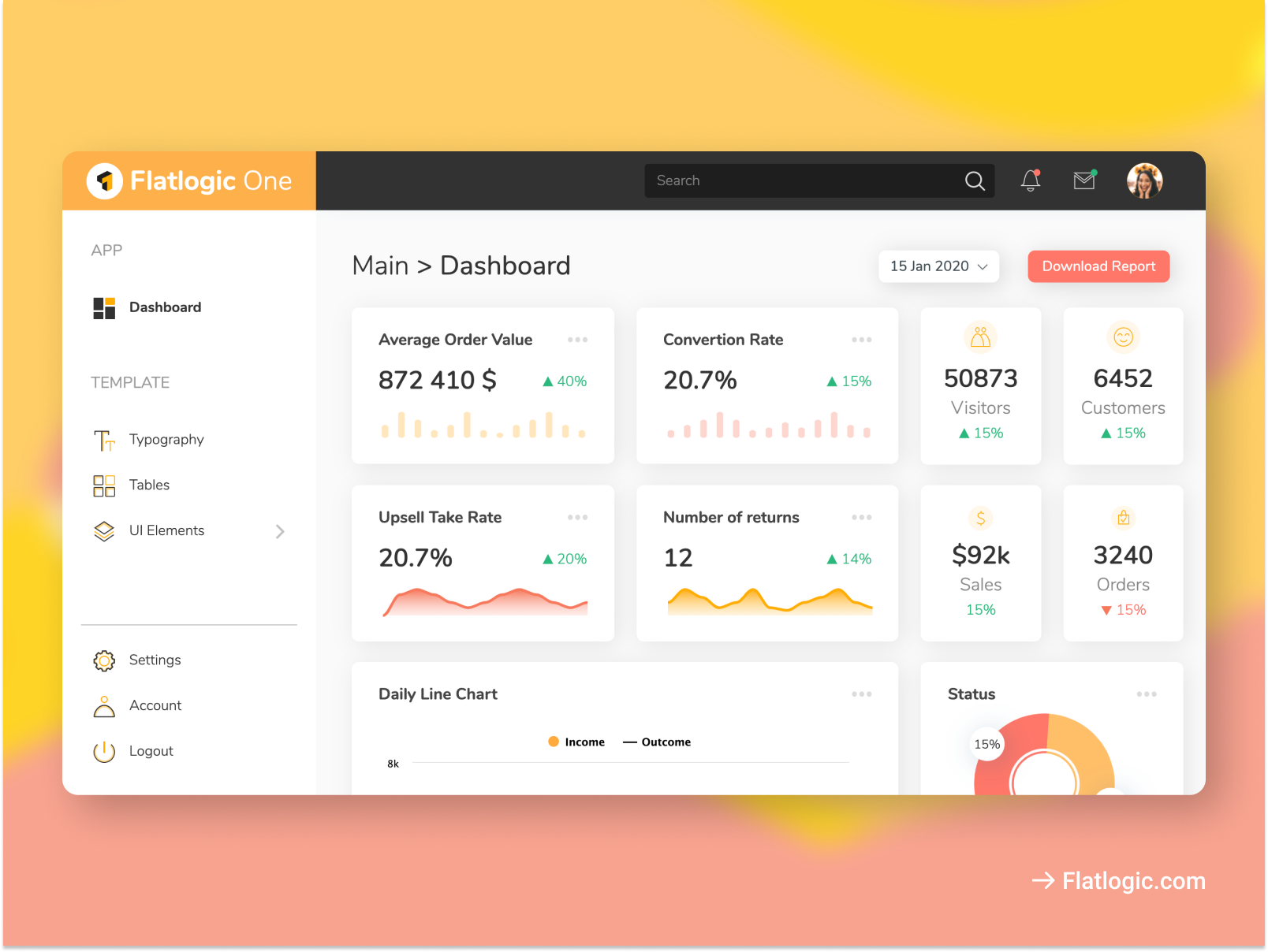 Flatlogic One Free React.js Admin Template Release