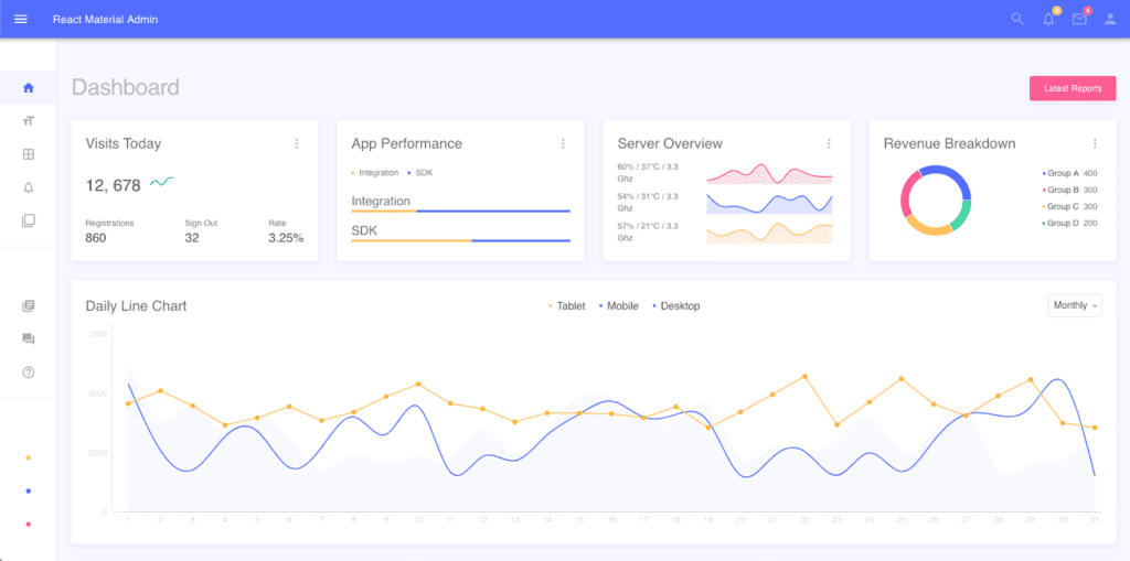 Material-UI screenshot