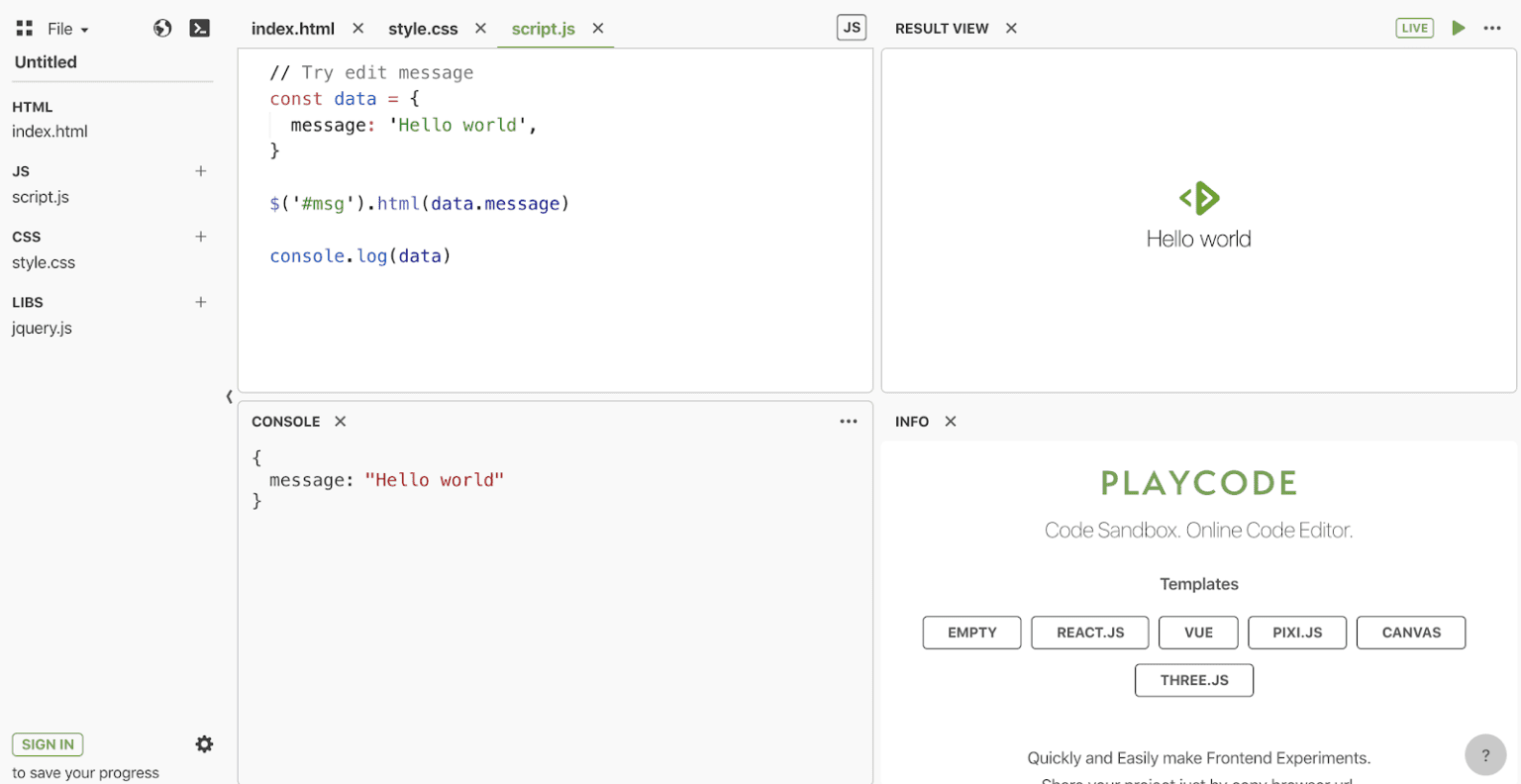 12+ Best Online Code Editors for Web Developers - Flatlogic Blog