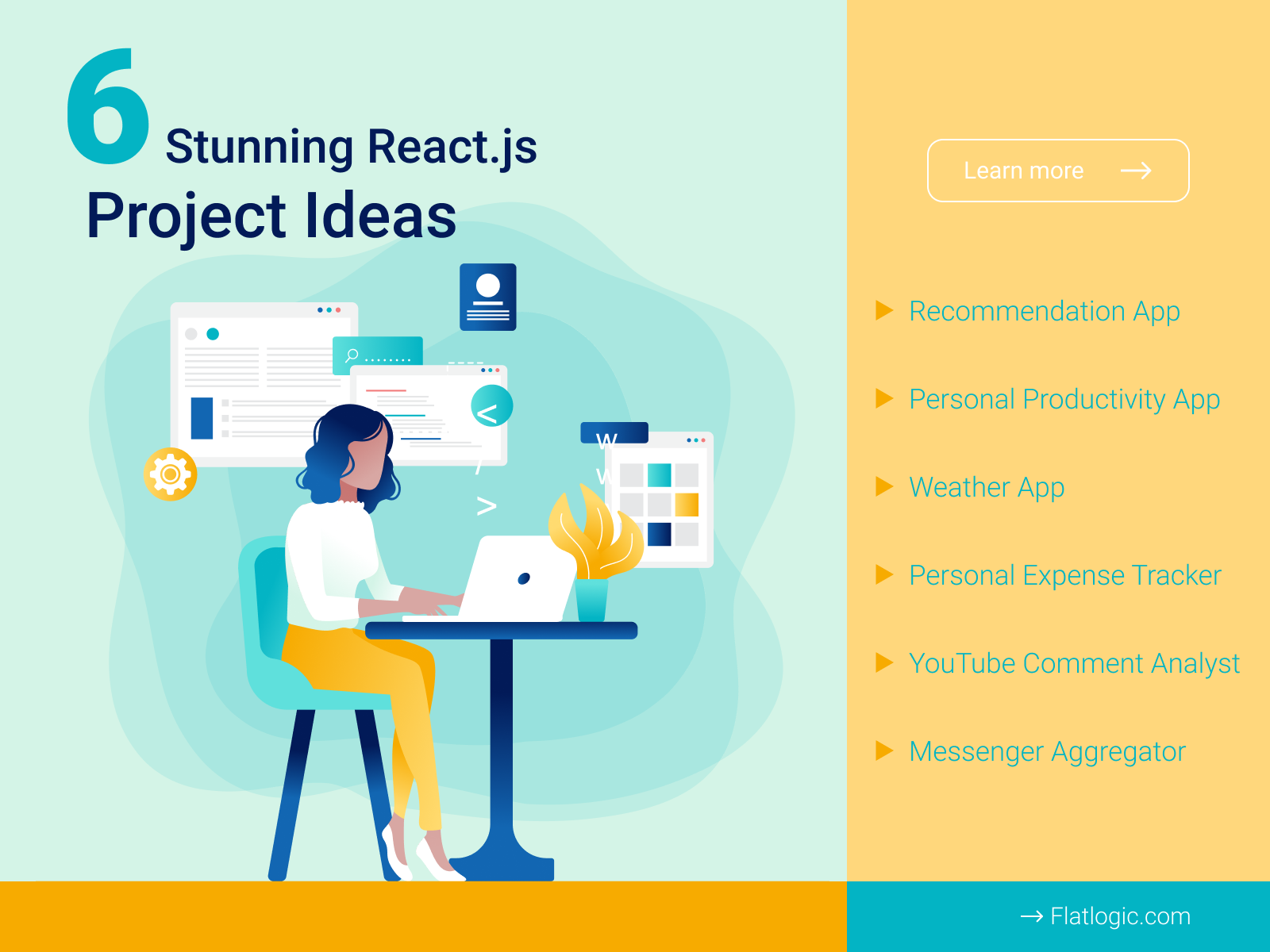 6-stunning-react-js-project-ideas-flatlogic-blog