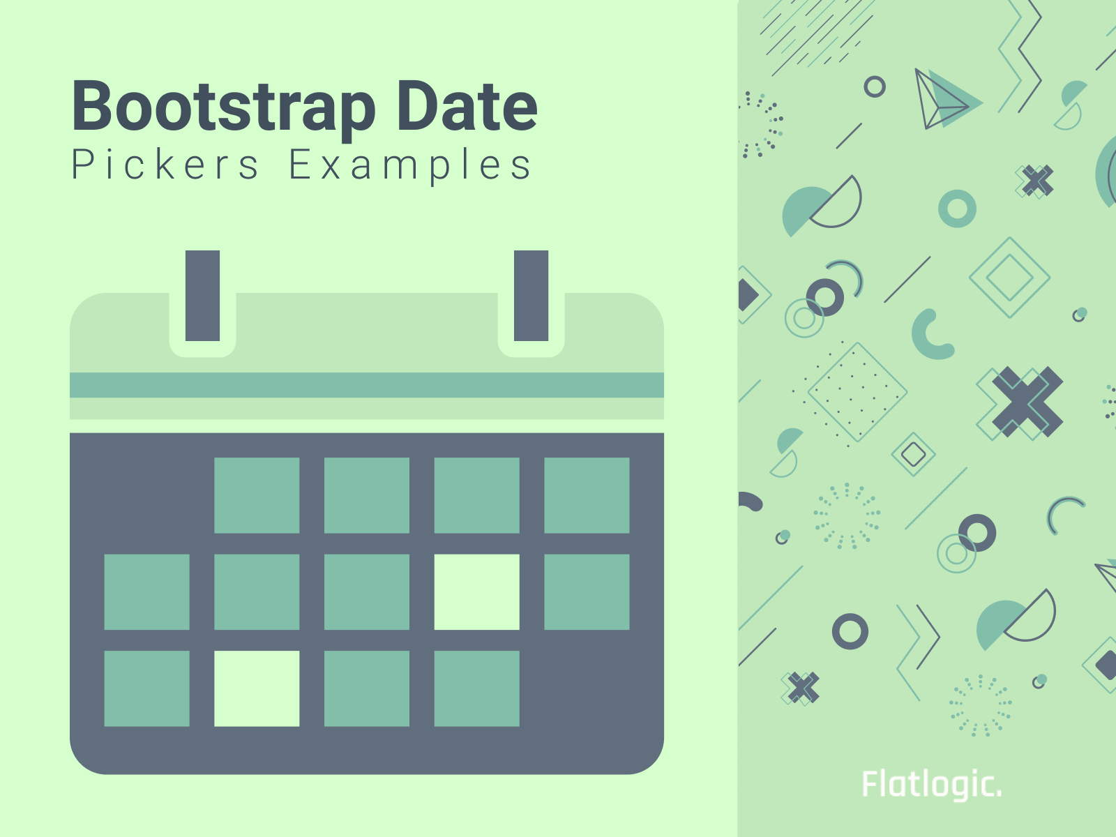 13 Date Picker Examples For Bootstrap 22 Choice Flatlogic Blog