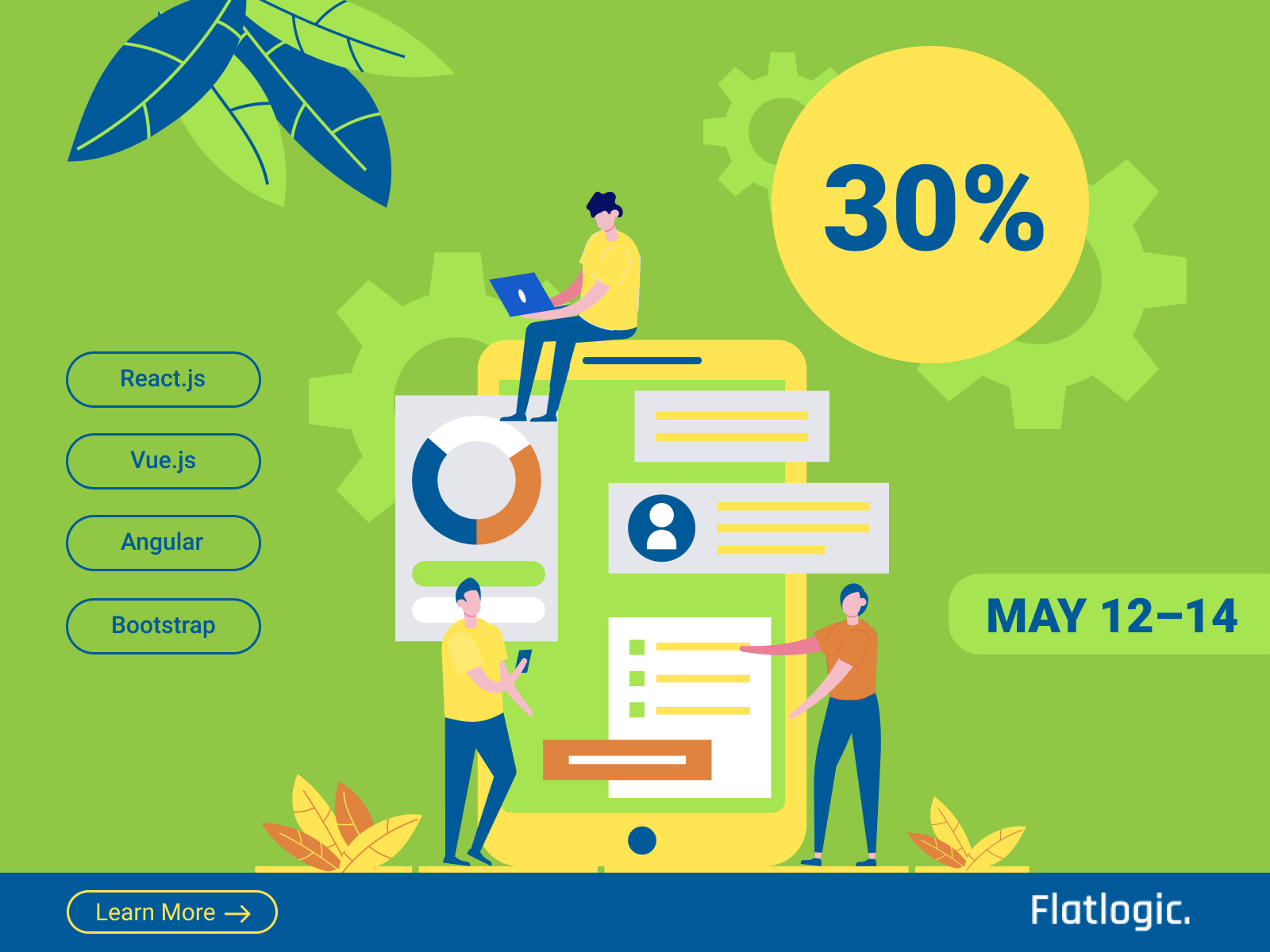 30% Discount on All Templates. Create Powerful Apps with Flatlogic