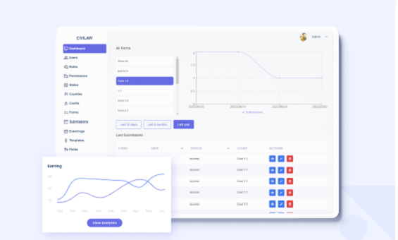 CiviLaw.Tech document automation CRM preview