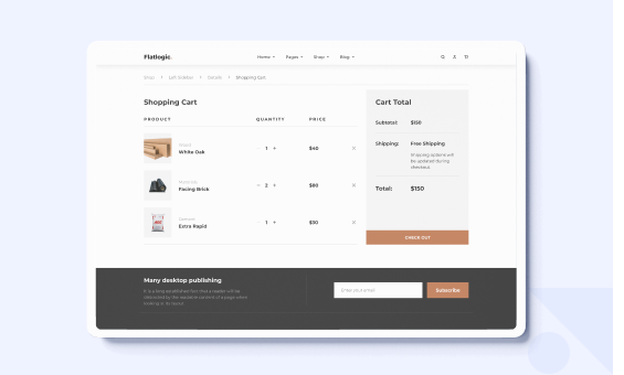Smart Gain construction materials e-commerce preview
