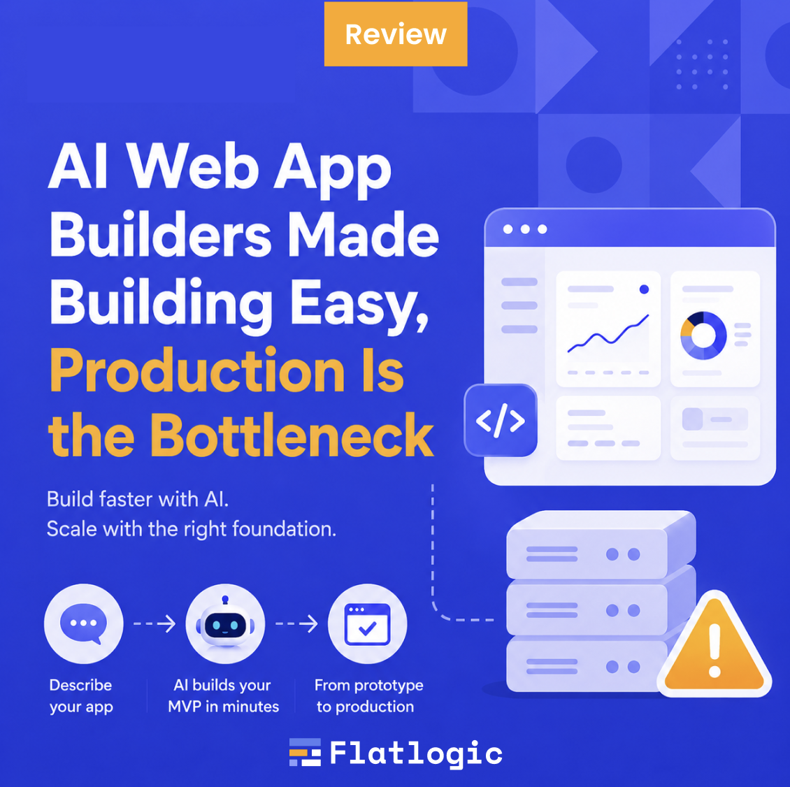 AI Web App Builders Made Building Easy, Production Is the Bottleneck