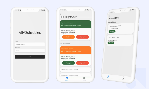 ABA Schedules ABA Schedules